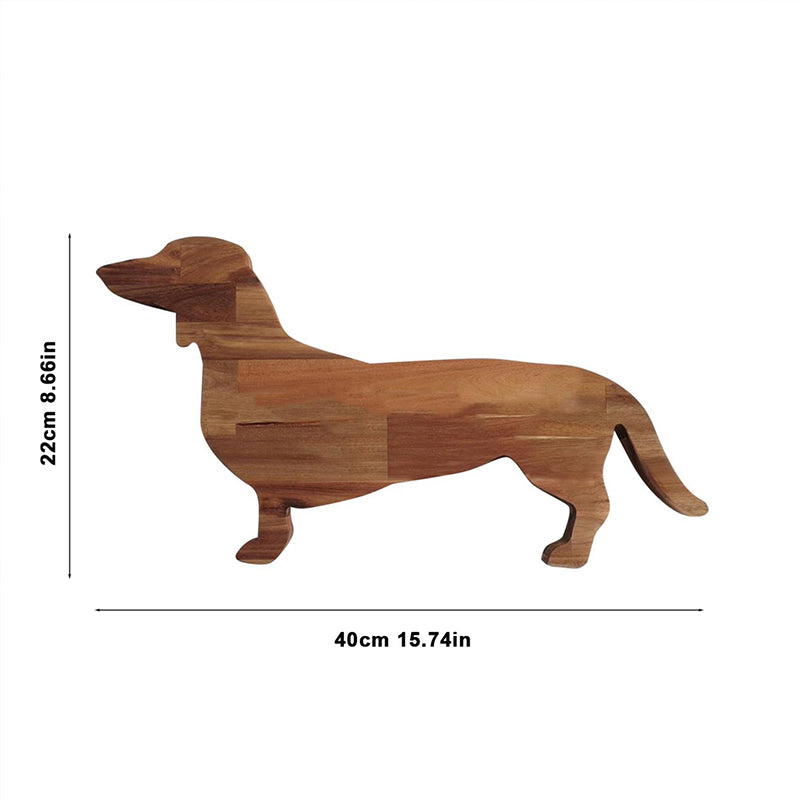 Avtoit | Wooden Dachshund Dog Serving Tray