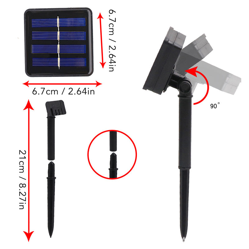 Avtoit | LED Solar String Lights Ground Stake Mushroom Lights