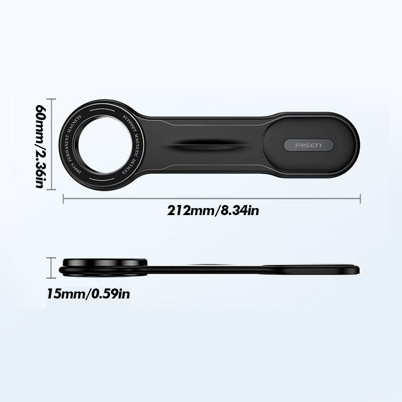 Foldable Magnetic Phone Holder with 360-Degree Rotation
