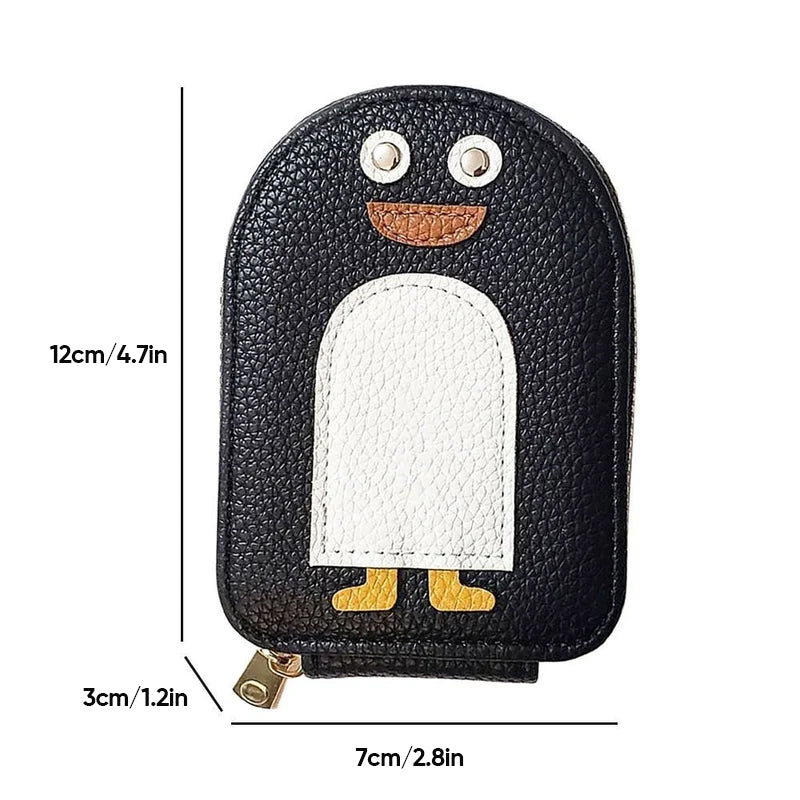 Avtoit | Cute Penguins PU Credit Card Coin Purse