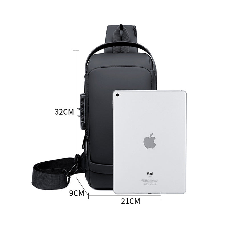 Avtoit | Theft-proof shoulder bag with USB charging port