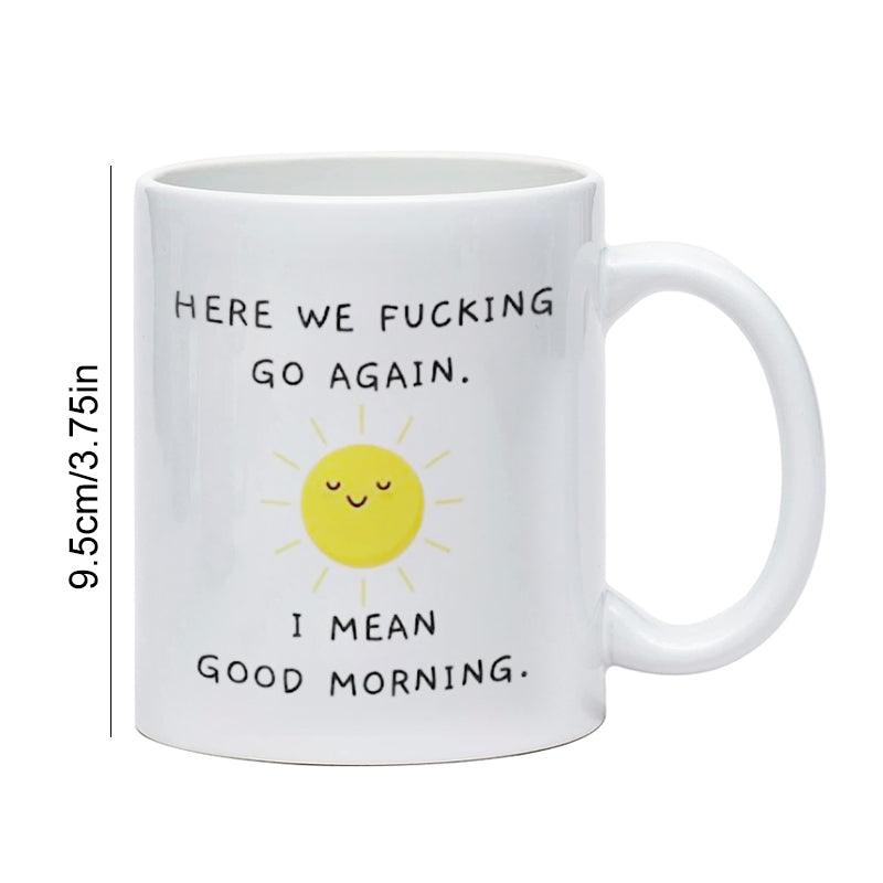 Ceramic Coffee Mug, Dishwasher and Microwave Safe, Gift for Coworkers