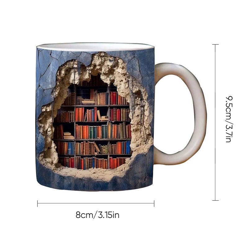 Avtoit | 3D Bookshelf Mug