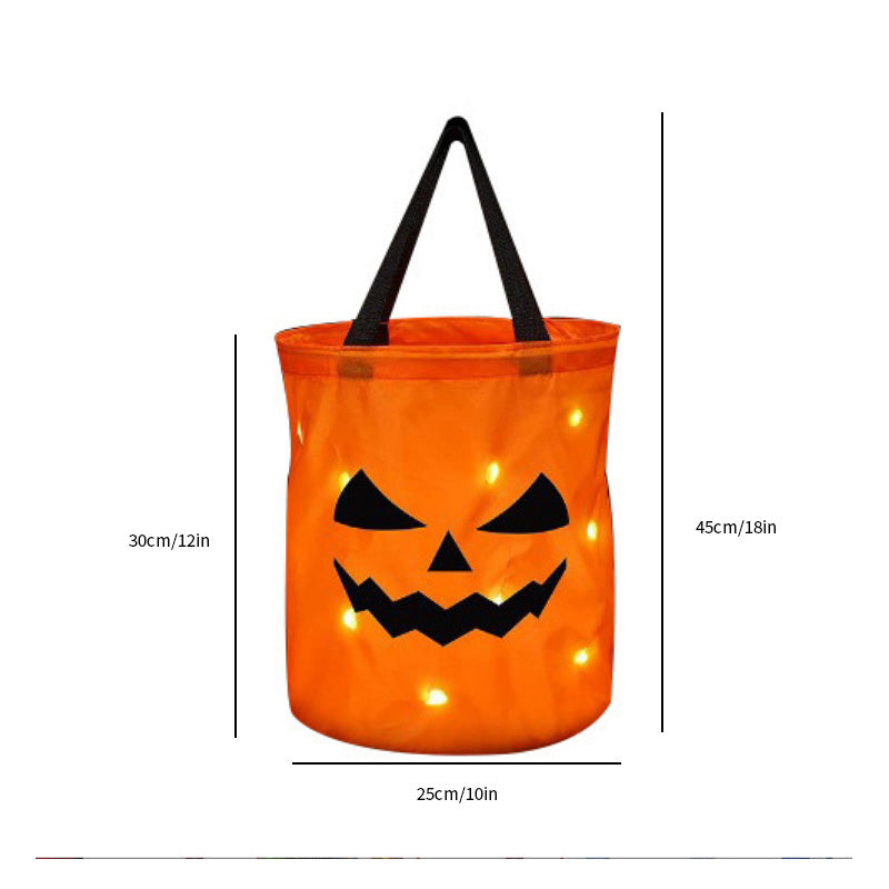 Avtoit | Personalized glowing pumpkin bag