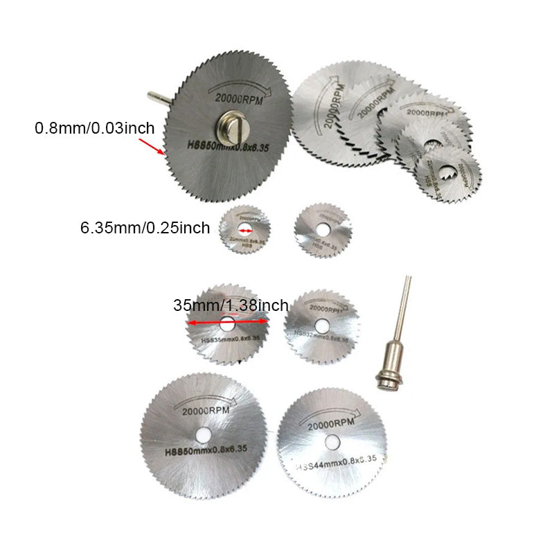 Avtoit | Set of 6 PCS Metal HSS Circular Saw Blade