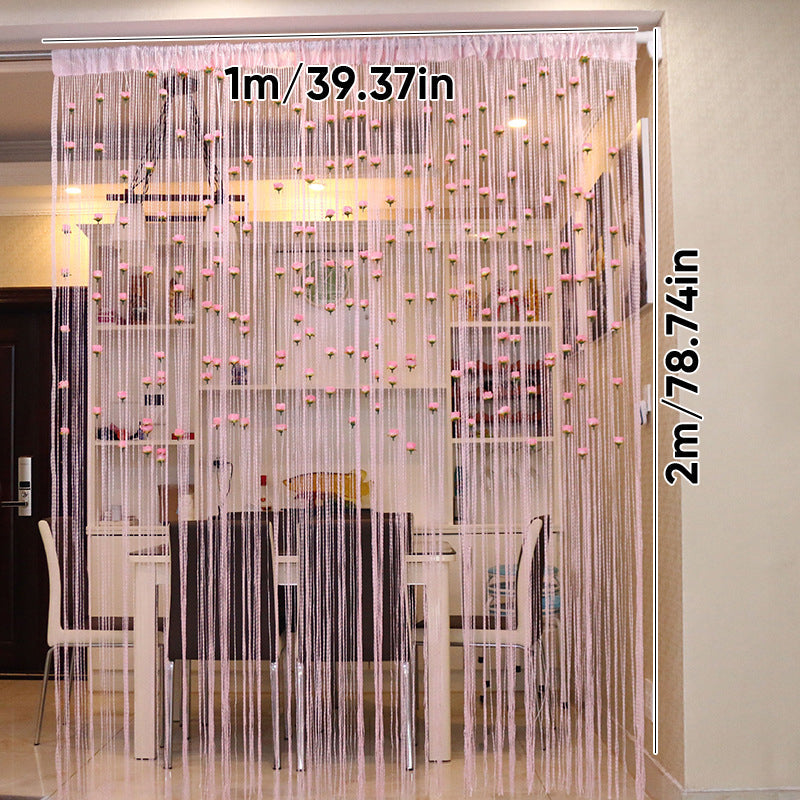 Avtoit | Rose Thread Door Curtain