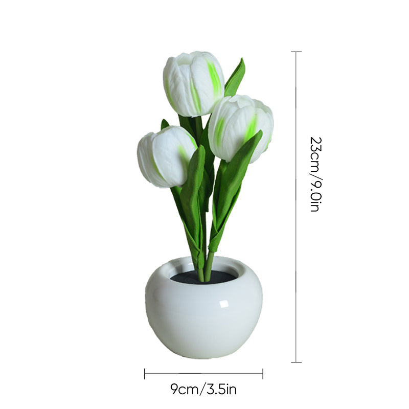 Avtoit | LED Tulip Nightstand Lamp Flower Table Lamp