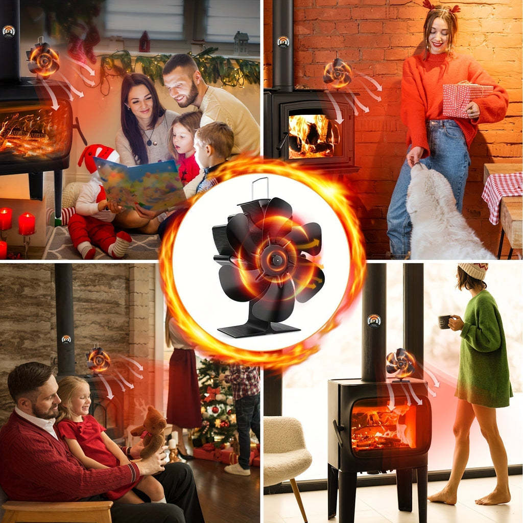 Avtoit | ThermoBreeze | Heat Powered Stove Fan – Silent Operation, No Electricity, Efficient Heat Distribution