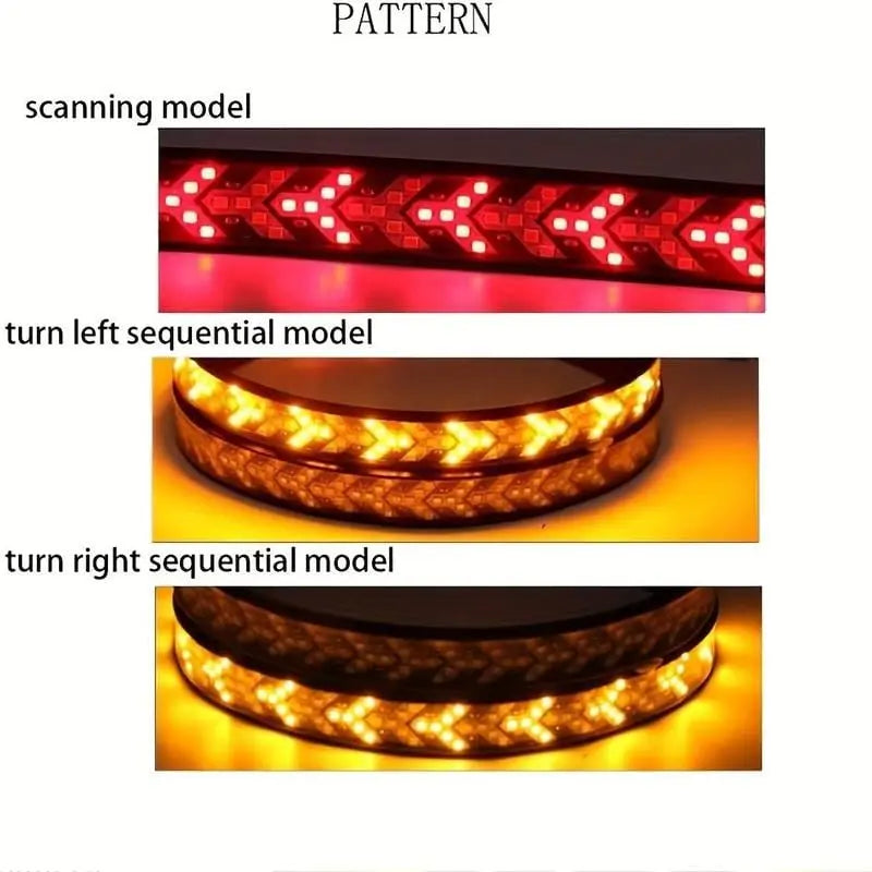 Avtoit | 48-inch two-color LED tail light strip – Bright vehicle signal light