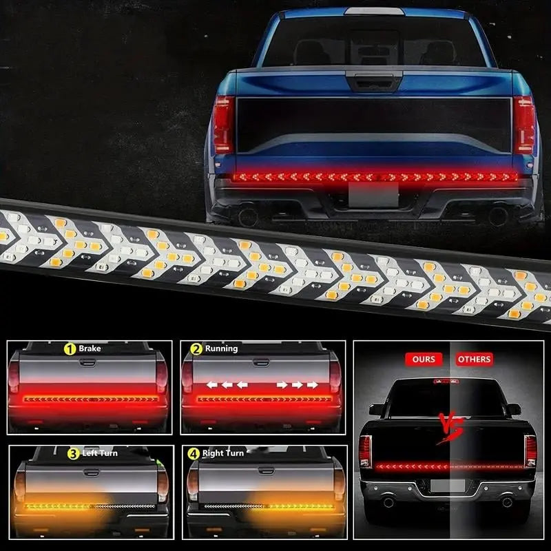 Avtoit | 48-inch two-color LED tail light strip – Bright vehicle signal light