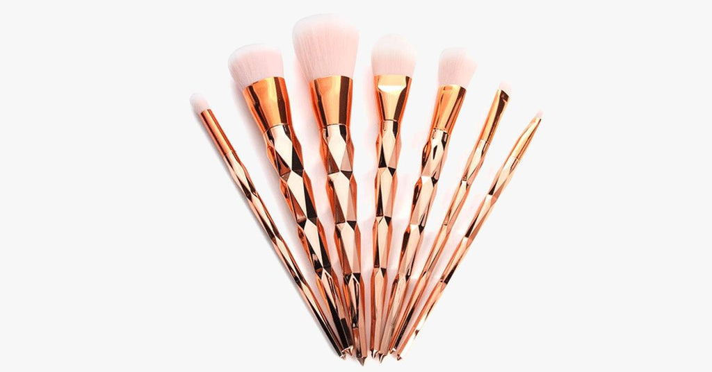 Avtoit | Gold Jewel Mermaid Brush Set