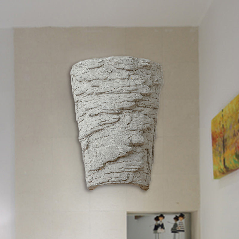 Avtoit | Cement Bowl/Cylinder Shade Wall Lighting Modern Style 1 Light Bathroom Wall Light Fixture in Gray