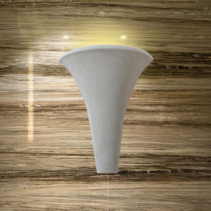 Avtoit | Cement Bowl/Cylinder Shade Wall Lighting Modern Style 1 Light Bathroom Wall Light Fixture in Gray