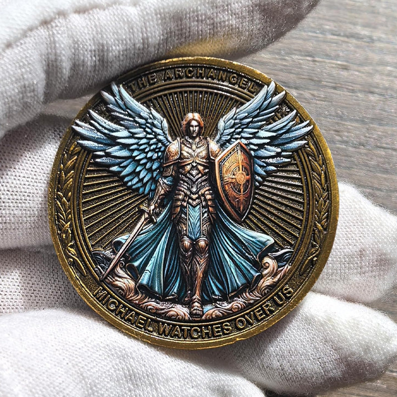 Avtoit | The Archangel Michael watches over us Challenge Coin