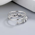 Avtoit | Distribute Your Fear Circle Beads Fidget Ring