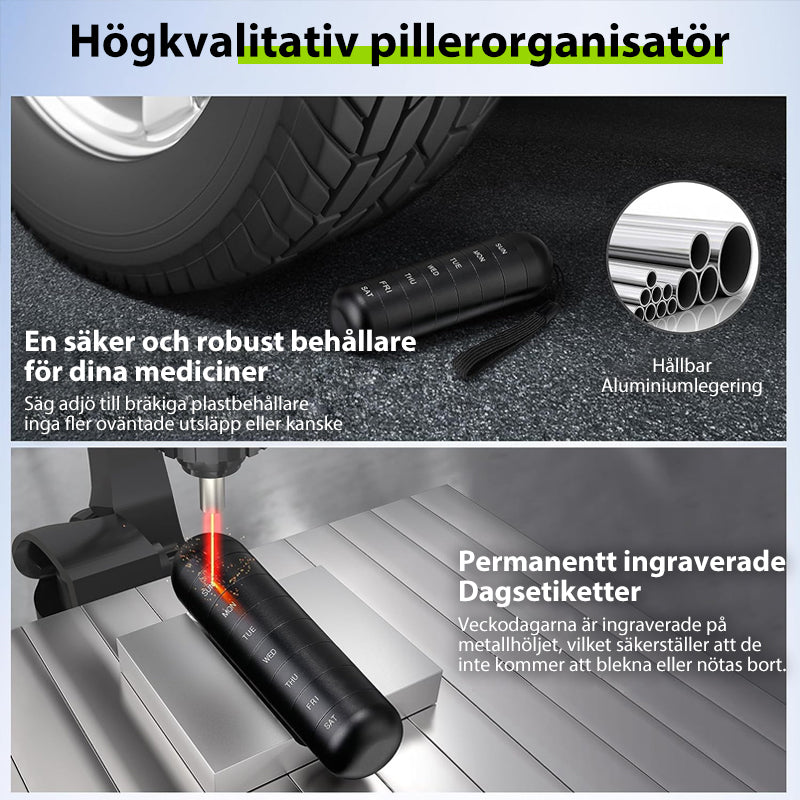 Avtoit | 7-Day Portable Pill Organizer for Travel