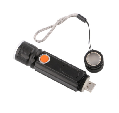 Avtoit | USB Rechargeable Magnetic Flashlight – LED Emergency Light with Magnet and Carry Strap