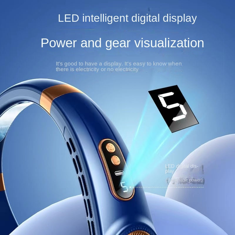 Avtoit | Digital Display Wearable Neck Fan