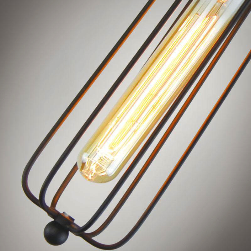 Avtoit | Industrial Pendant Light in Retro Design – Vintage Hanging Lamp with Metal Grid