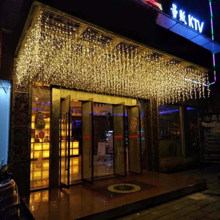 Avtoit | LED Starry Sky Icicle Light String – Decorative Light Curtains for Christmas and Garden