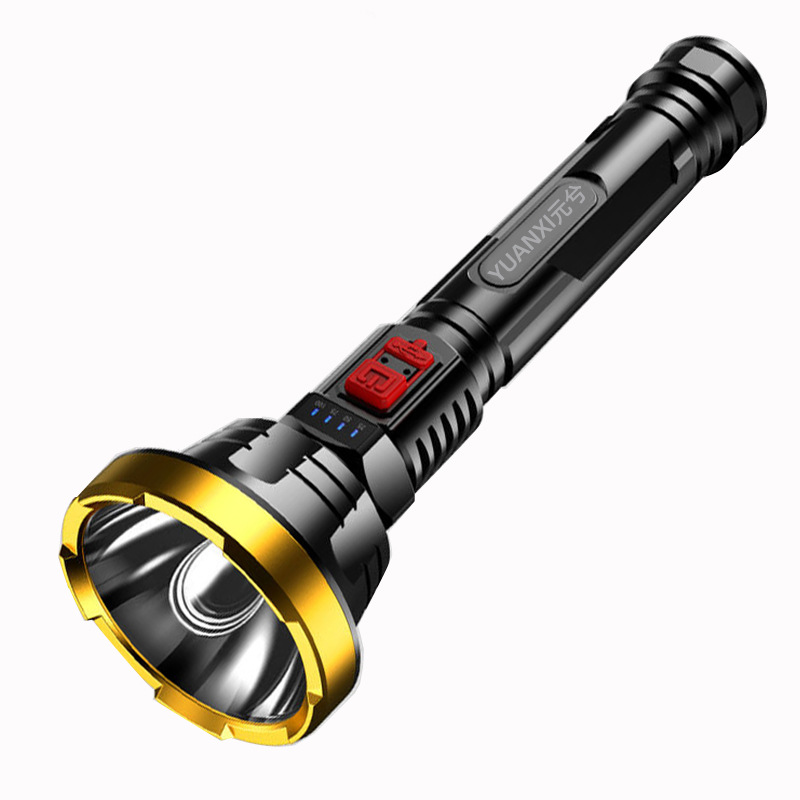 Avtoit | 90000LM LED flashlight – Tactical searchlight with USB charging and super bright lighting