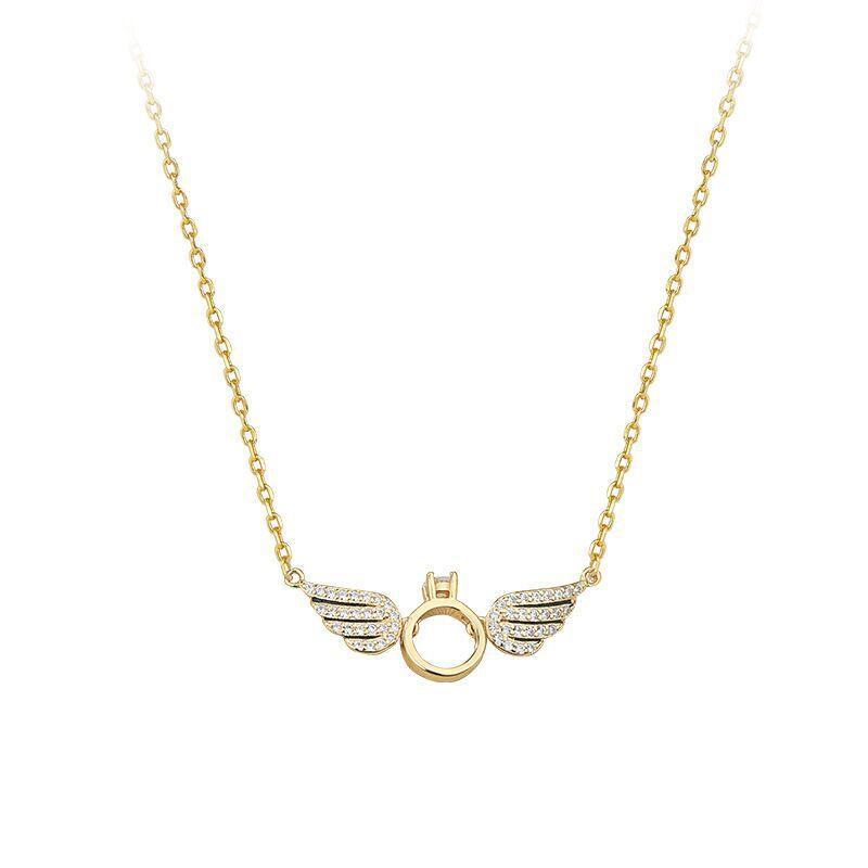 Avtoit | Sterling Silver Angel Wing Necklace