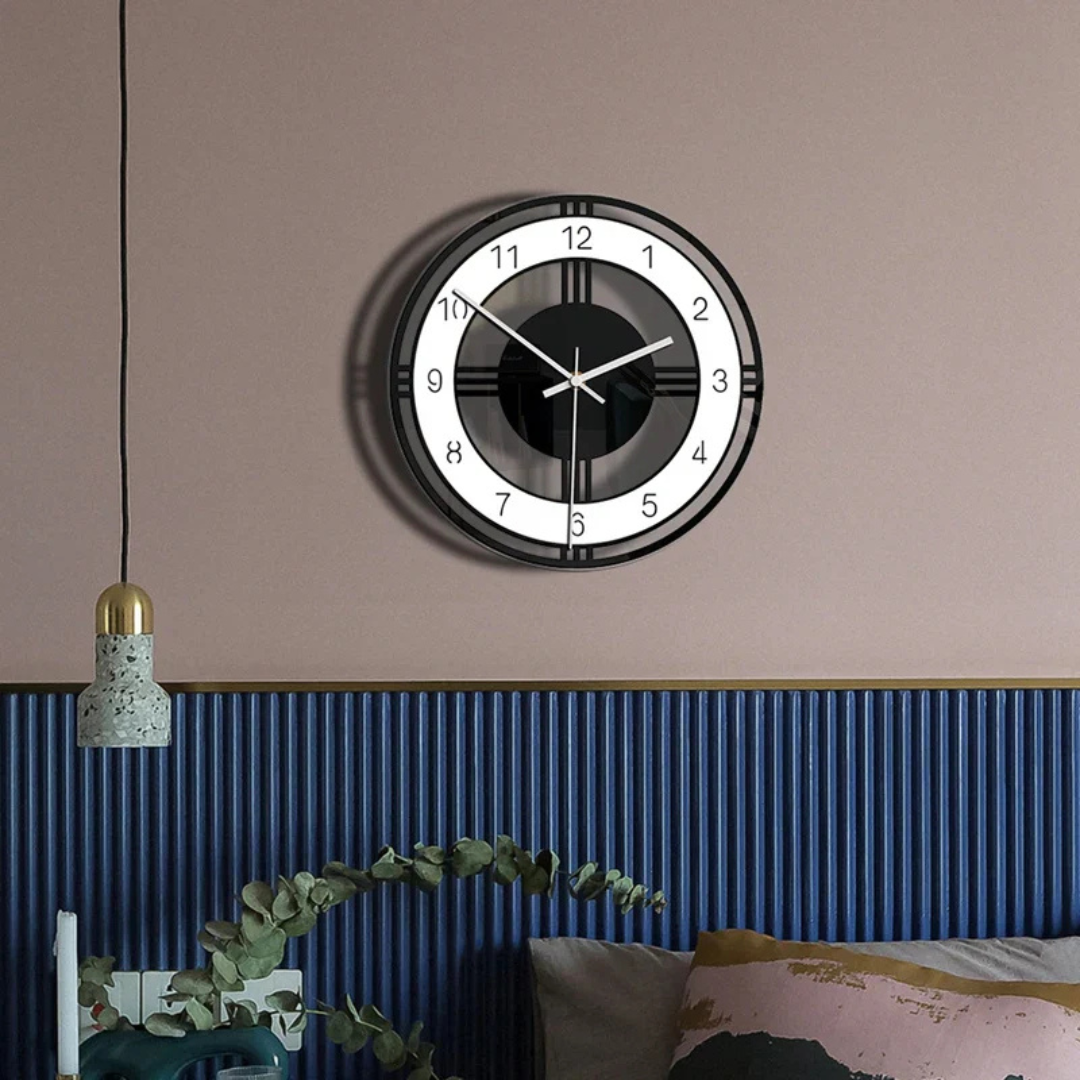 Avtoit | Large Wall Clock Black | Modern Wall Design
