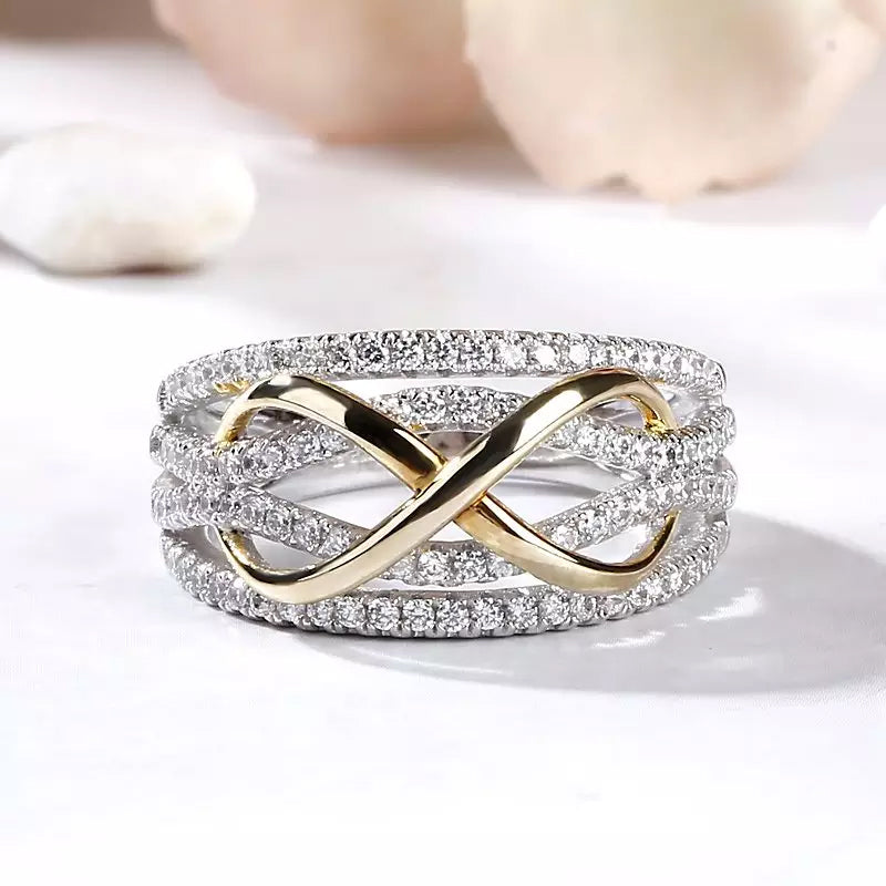 Avtoit | Mother & Daughter Forever Connected Together Ring