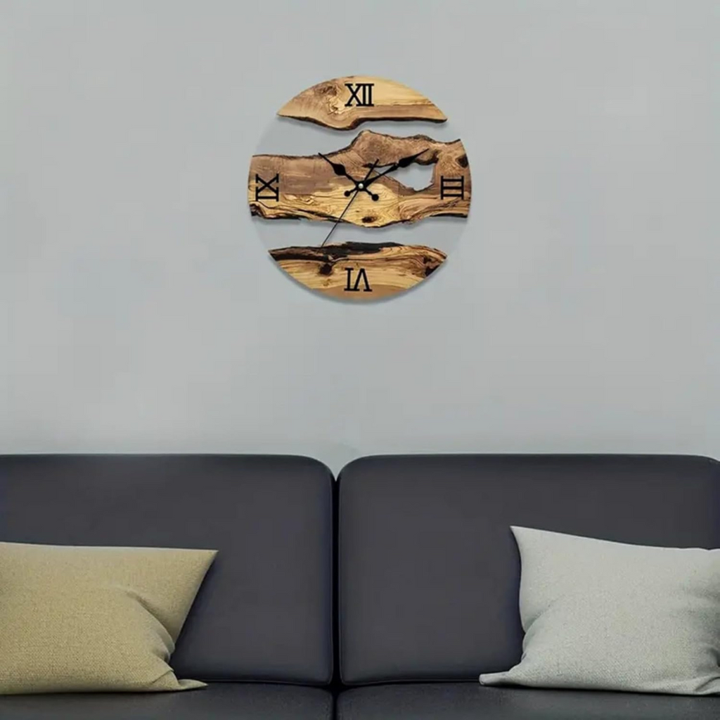 Avtoit | Grane | Modern Black Wall Clock 30 cm made of Acrylic