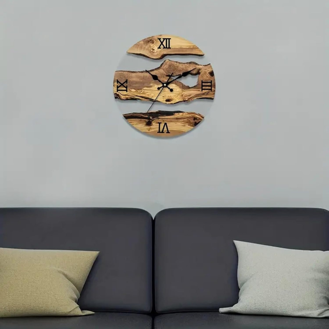 Avtoit | Grane | Modern Black Wall Clock 30 cm made of Acrylic