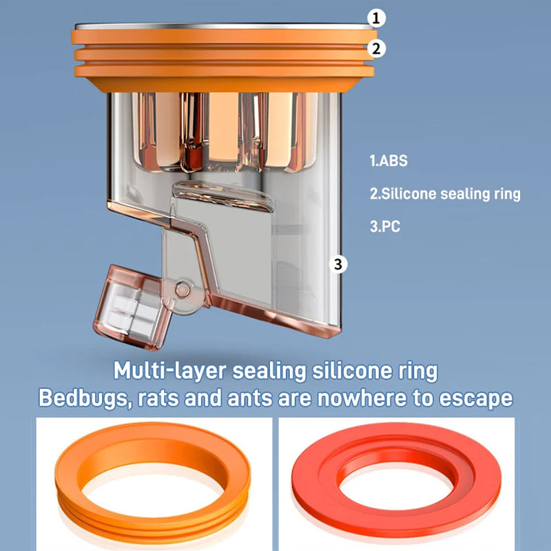 Avtoit | Universal double deodorant drain core