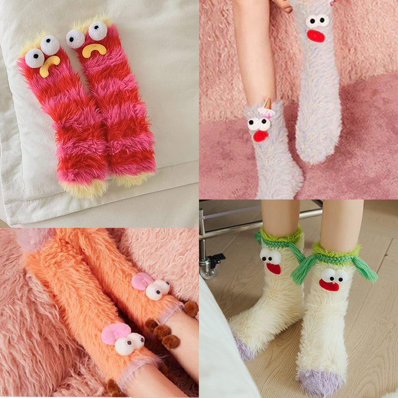 Avtoit | Coral velour three-dimensional original socks
