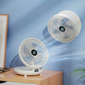 Portable USB-Rechargeable Wall Fan with Foldable Design