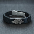 Avtoit | Silicone bracelet with stainless steel plate