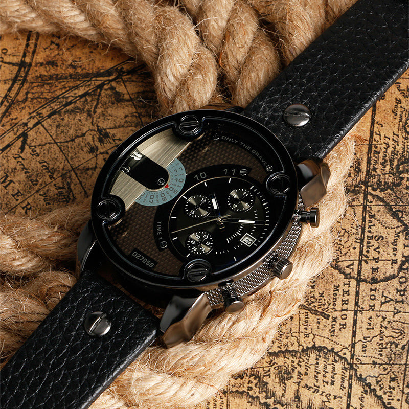 Avtoit | Men's Fashion Large Dial Style Steel Band Watch