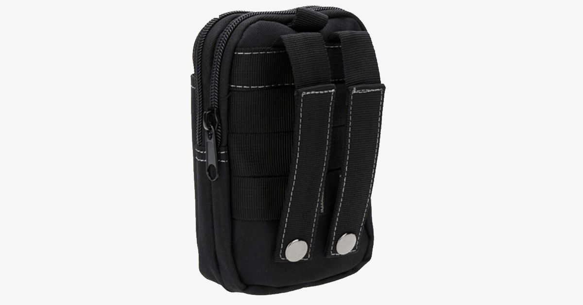 Avtoit | Military Waist Bag - Made of Nylon - Waterproof Design - Zipper Closure - Attach with Belt - Travel Gear - Outdoor - Available in 3 Colors