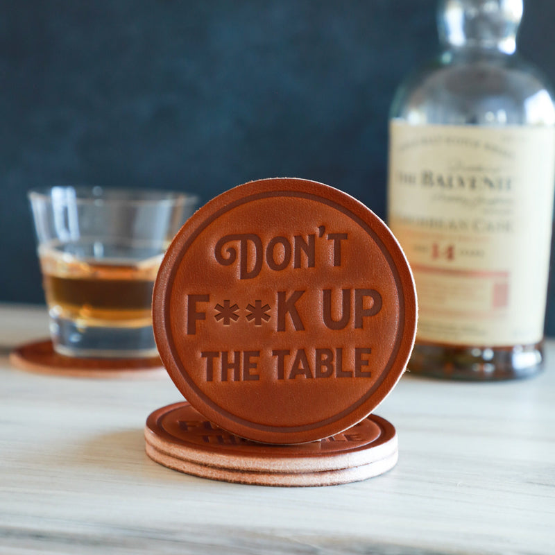Avtoit | Funny Leather Coasters