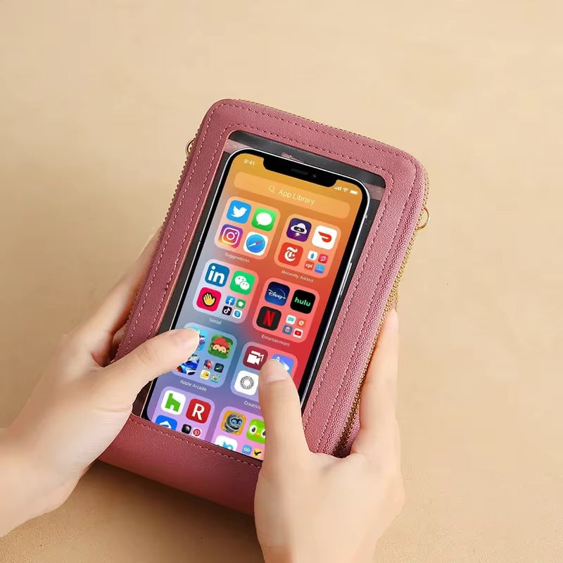 Avtoit | Leather Crossbody Phone Bag | Over-the-Shoulder Phone Bag
