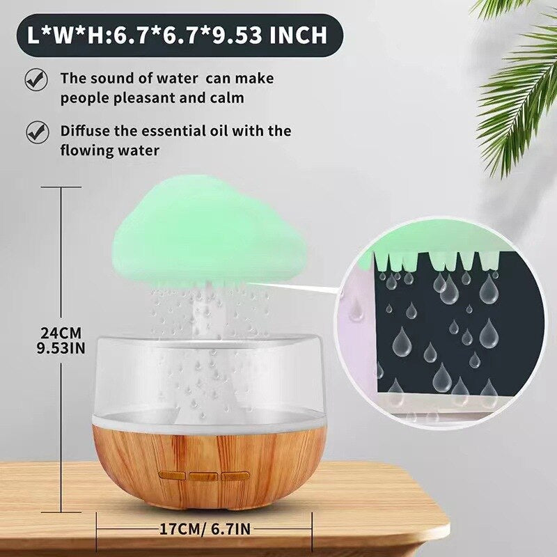 Avtoit | Rain Cloud Mushroom Air Humidifier Night Lamp