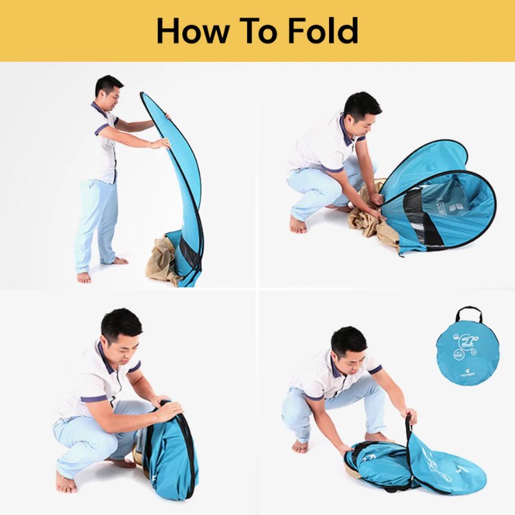 Avtoit | 4-Person Beach Pop-Up Tent for Family Camping, Outdoor Events & Quick Setup