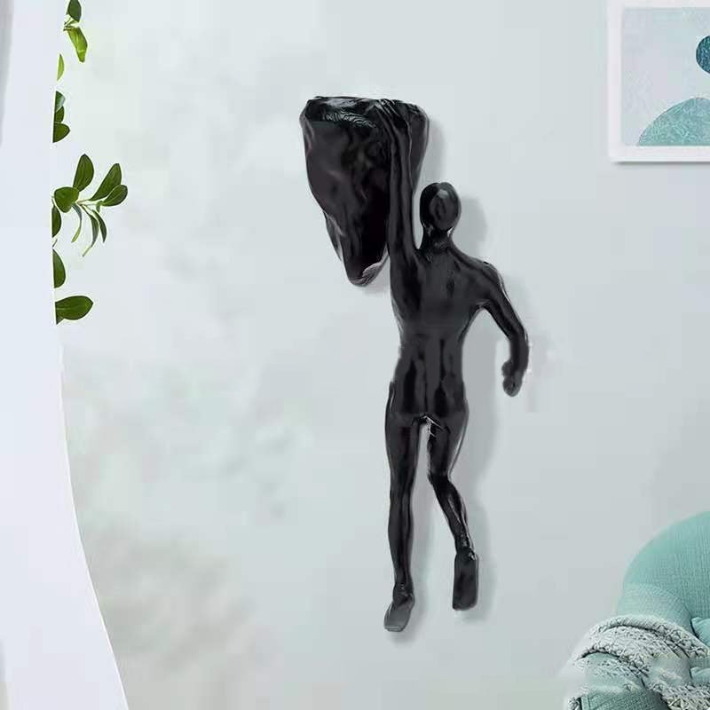 Avtoit | Climbing wall hanging statues