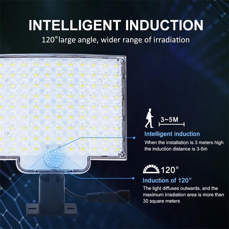 Avtoit | 106 LED Outdoor Solar Security Light with Motion Sensor – Waterproof Wall Light for Garden, Driveway & Patio