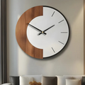 Avtoit | Oud – Large Wooden Wall Clock | Silent Modern Home Décor
