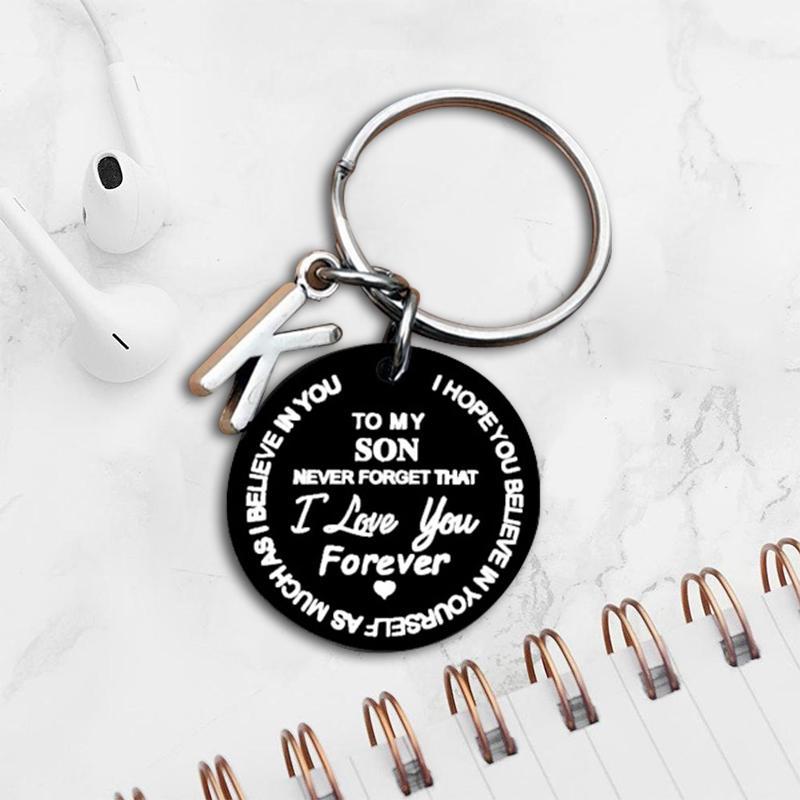 Avtoit | To my son/daughter keychain (BLACK)