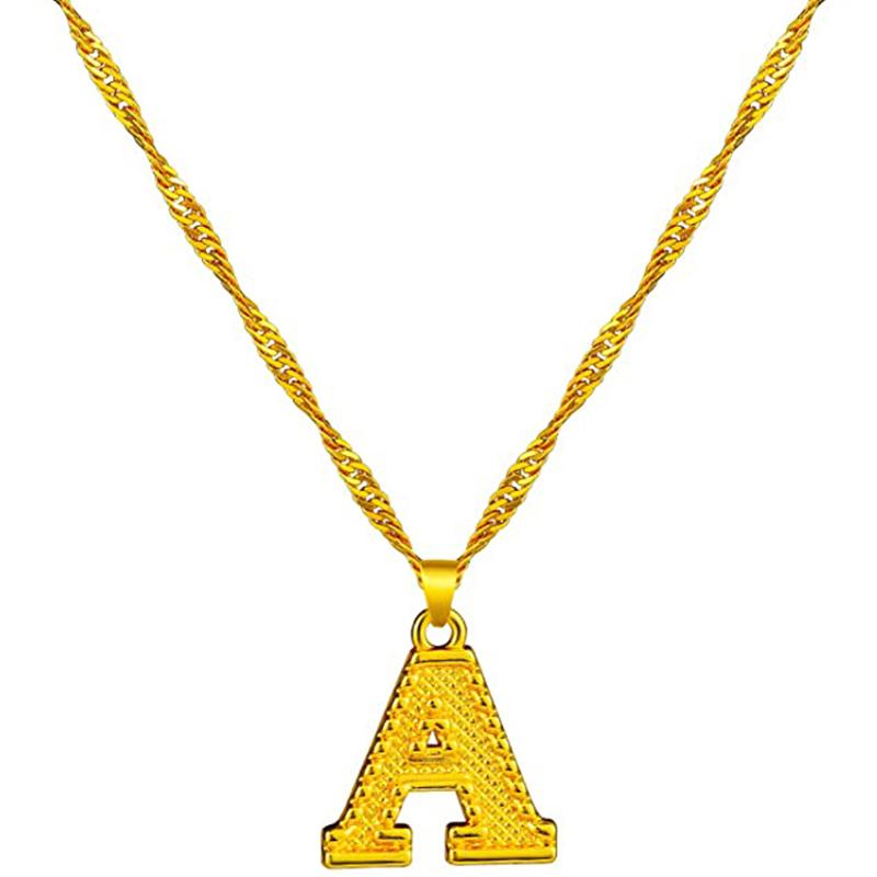 Avtoit | 18K gold-plated initial letter necklace