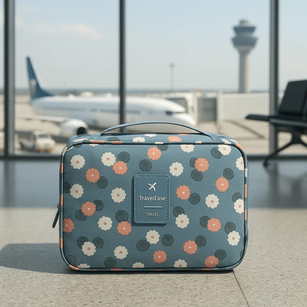 Water-Resistant Hanging Toiletry Bag with Organized Storage for Travel