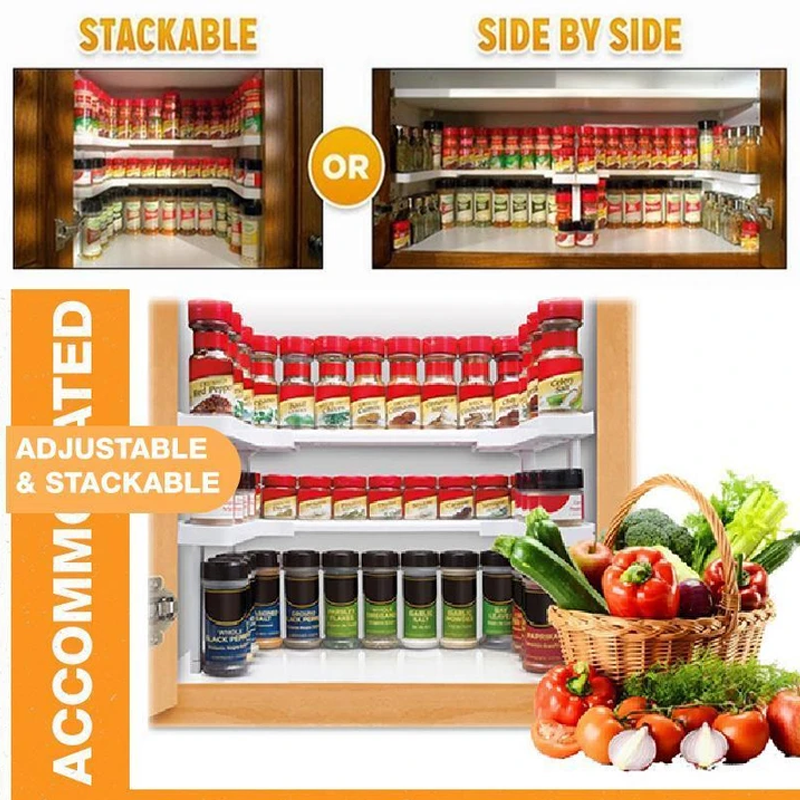 Avtoit | Adjustable Two-Layer Spice Rack