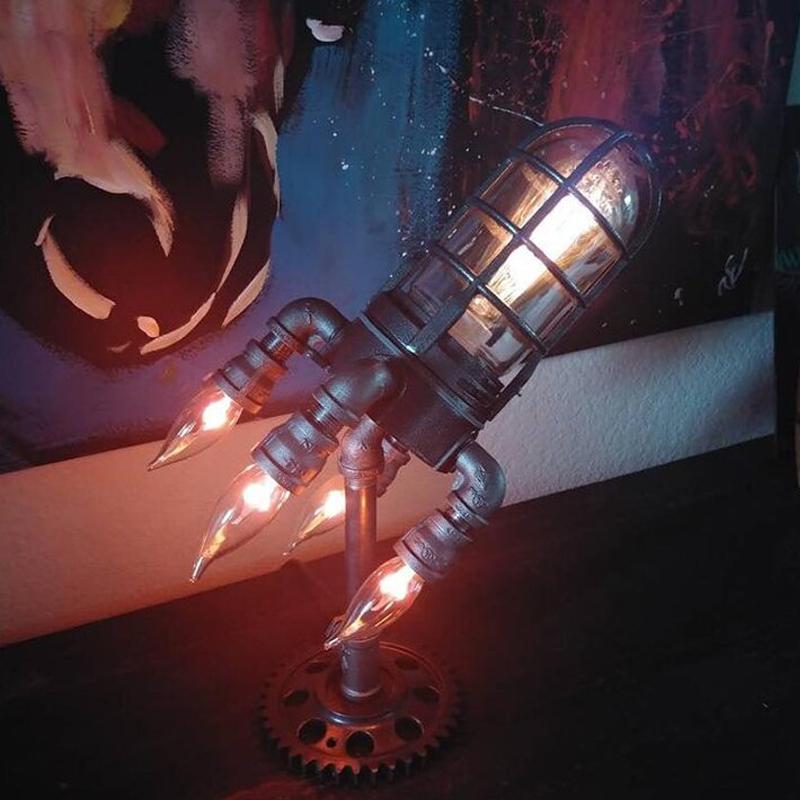 Avtoit | Steampunk Rocket Lamp