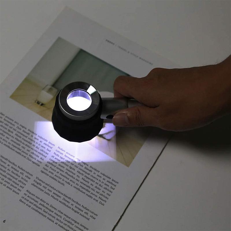 Avtoit | 10X Magnifying Glass with Scale and LED Light