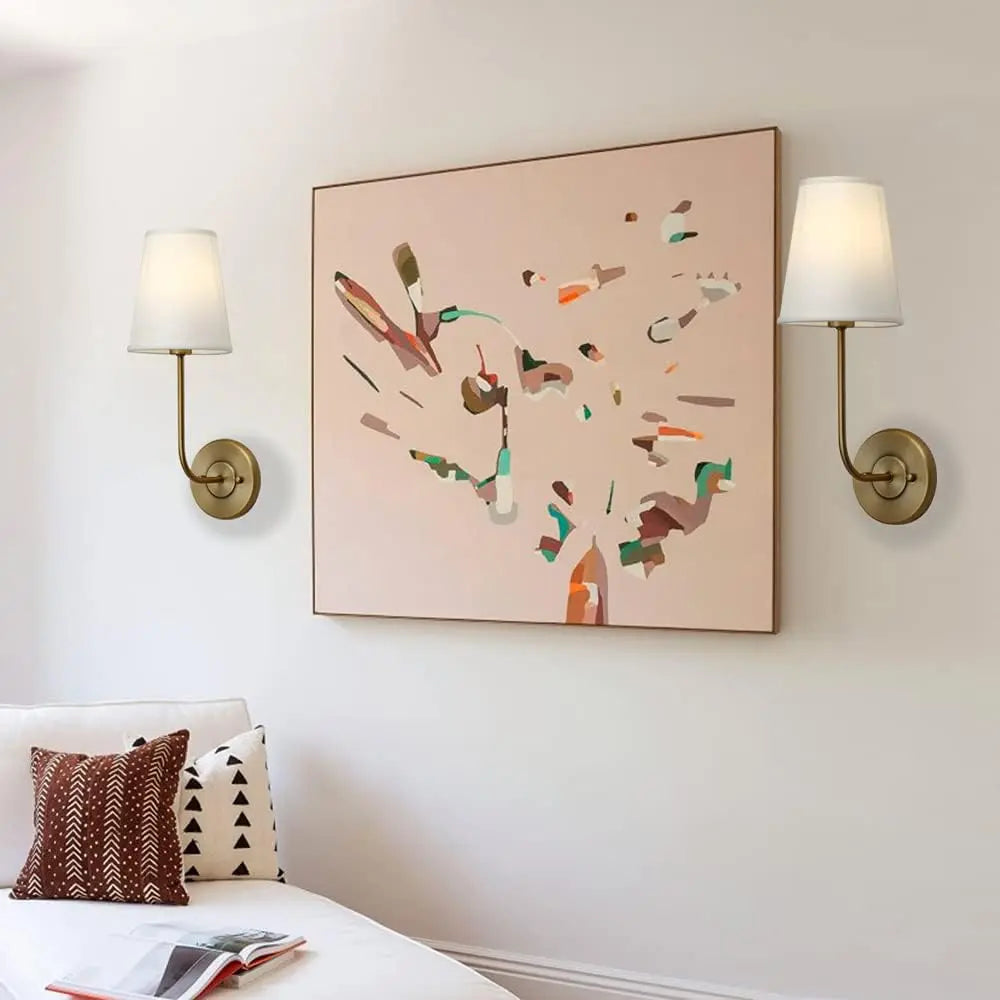 Avtoit | LoomGlow – Modern Wall Lamp Featuring Woven Metal and Soft Fabric
